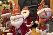 Christmas decorations Santa Clauses