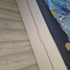 Childs trundle bed with storage