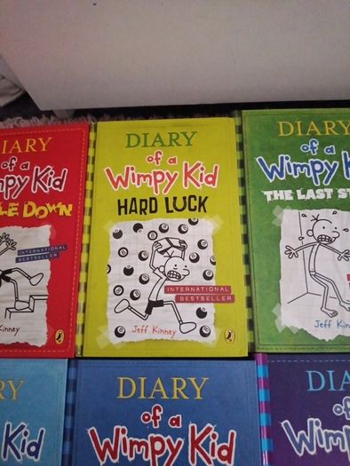 diary of a wimpy kid books