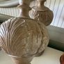 New 37cm high wood effect pumpkin finial with whitewash finish Image 10
