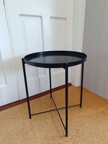 Black Metal Side Table
