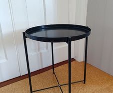 Black Metal Side Table
