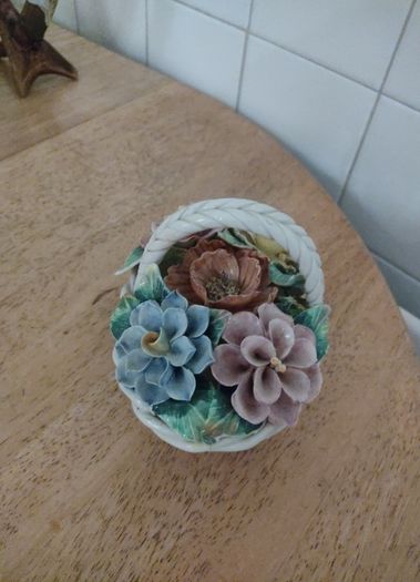 Ceramic Flower Basket