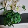 White Lily & Ivy Flower Arrangement Image 3