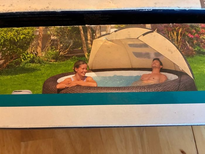 Two lazy spa canopy