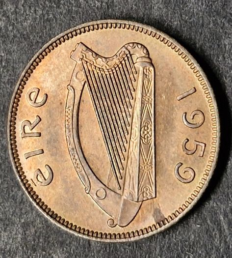 Ireland 1959 Fantastic Farthing coin with Luster