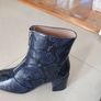 Whistles - Rowan Leather Zip Front Boots - Blue Black - UK 5 - RRP 285 Image 5