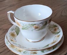 Vintage China Breakfast Tea Trio Set