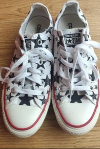 Converse Star Print Low-Tops Size UK 5