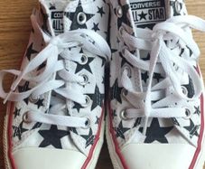 Converse Star Print Low-Tops Size UK 5