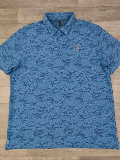 Adidas Golf Patterned Polo Shirt Mens XL