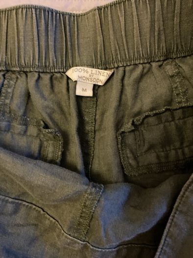 Monsoon trousers - 100% linen - Size M