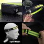 COB LED Bike Cycling Bicycle Headlamp Sensor Headlight with Built-in Battery Flashlight USB Rechargeable Head Lamp Torch 5 Lighting Modes Work Light Running Walking Cycling Bike Image 4