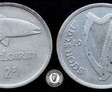 [#2412] - Ireland 1934 | Irish 2s | Irish Florin | Salmon | KM.7