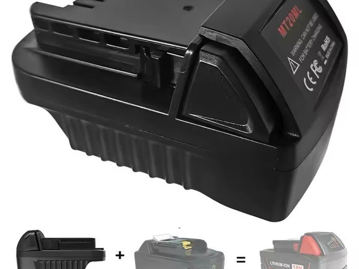Battery Adapter for Makita 18V Battery Convert To Milwaukee M18 18V Tools, Battery Converter