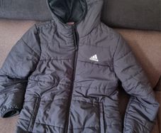 Youth Adidas Black Puffer Jacket