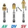DUNLOP Bicycle Valve Adapter Set, 14 pieces Image 6