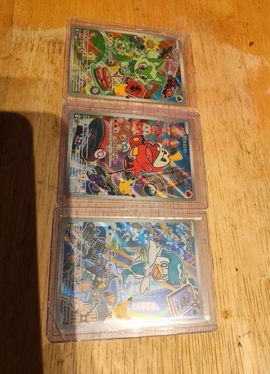 Pokemon Tcg First Partner Series 3 Set Of X3 Sprigatito Fuecoco Quaxly