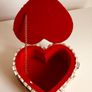 Vintage Heart-Shaped Seashell Jewellery Trinket Box Image 6