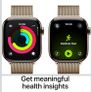 Apple Watch Series 11 GPS + Cellular 42mm Smartwatch with Gold Titanium Case with Gold Milanese Loop. Brand New Sealed Image 2