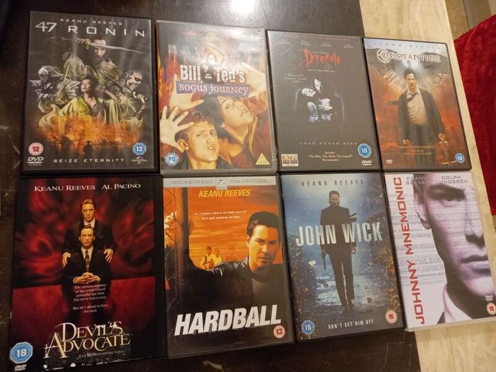 Keanu Reeves Dvd Collection John Wick Speed Bill & Ted The Matrix
