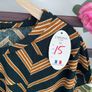 top Bnwt dark green & mustard top onesize Image 7