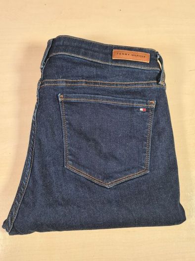womens Tommy Hilfiger COMO SKINNY jeans BLUE DENIM size W 30 L 30 zip fly