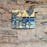 Hand-painted glass cups painting 'Memories' Image 6