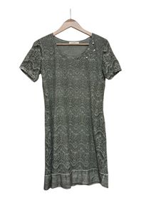Elisa Cavaletti crochet lace dress with pearls