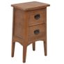 Bedside Cabinet Solid Fir Wood 40x29x68 cm Brown Image 4