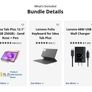 Lenovo IdeaPad Plus 8GB 256GB tablet with keyboard and charger. Image 2