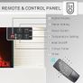 Wall Mounted Fireplace All in One with Downlights 32"/82cm Image 5