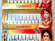 main image for ad BEST QUALITY Bindi x17 stickers Crystal Diamante Indian Bellydance Tattoo gold, silver or mixed colour