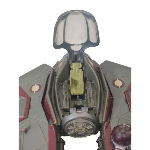 Star Wars Transformers Crossover Obi-Wan Kenobi Jedi Starfighter Action Figure Hasbro 2005