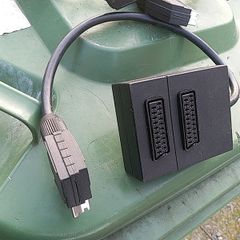 scart leads double plus good length 1
