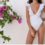 White Swimsuit Size 18 Image 4