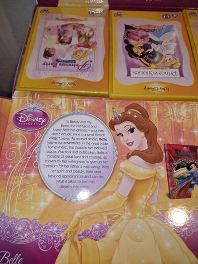 Brand new Disney Princess Official DVDs and Book