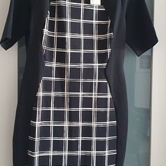 CAPSULE black and ivory bodycon Sz 14 - Bnwt Rrp 69