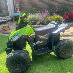 Electric ride on quad