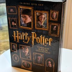 Harry Potter Complete 8-Film Collection 16-Disc DVD Box Set with Outer Slipcase