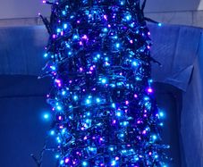 5000 Premier Christmas lights. Damaged.