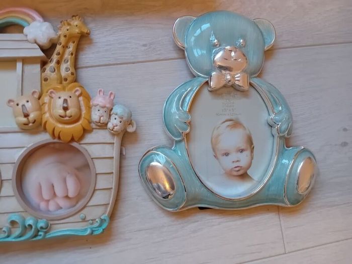 baby picture frames mix lot