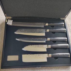 Osaka Damascus 5pcs Knife Set, Brand new 5pce knife set