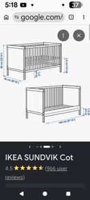 Ikea sundvik cot/bed going free