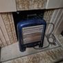 1920s/30s Vintage MAGNET 1930s Art Deco cobalt blue enamel electric fire Image 6