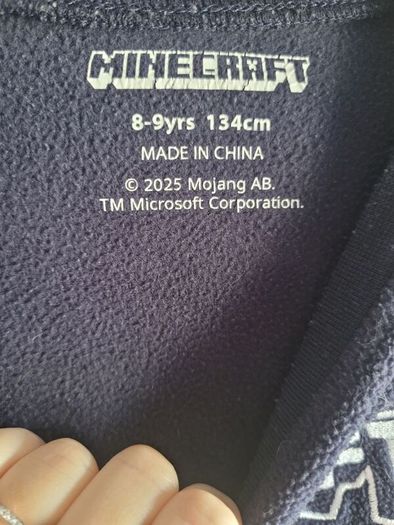 Minecraft Christmas fleece pyjamas