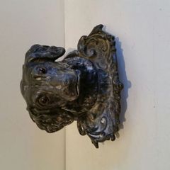 Bronze Irish Setter Inkwell