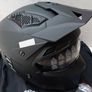 ILM Matte Black Shape Changing Motorbike Helmet size L 59-60cm Image 6