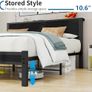 King Size Bed Frame Metal Platform Bed Frame Image 4