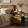Bedside Table with Charging Station, Side Table with 2 USB Ports and Outlet Image 5